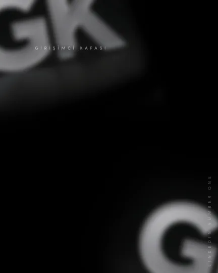 Template: black background, gk in the corners