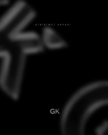 Template: black background, grey gk