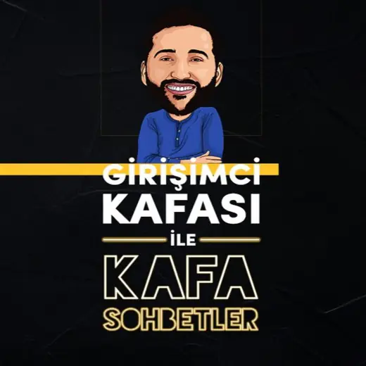 Kafa Sohbetler #1 bölüm kapağı: siyah zeminde Kaan Gülten karikatürü ve 'Girişimci Kafası ile Kafa Sohbetler' yazısı